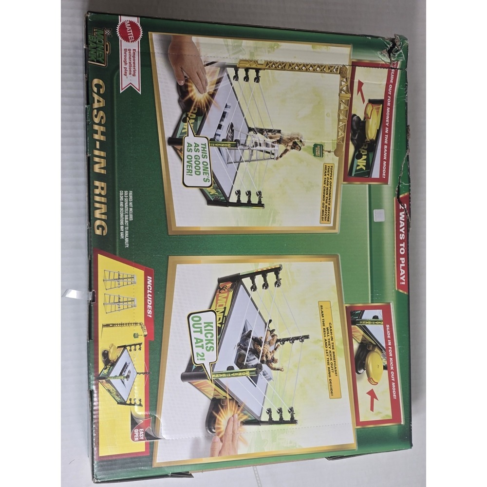 WWE Money in the Bank Cash-In Ring Playset W/2 Play Modes & 40+ Sounds - Picture 2 of 5